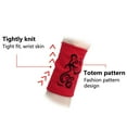 thumbnail image 4 of Mightlink 1 Pair Sports Bracer Ergonomic Good Elasticity Breathable Knitted Print Protect The Wrist Great Ventilation Universal Basketball Running Wrist Guards for Sports, 4 of 7