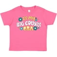 thumbnail image 3 of Inktastic In My Big Cousin Era Retro with Flowers Girls Toddler T-Shirt, 3 of 5
