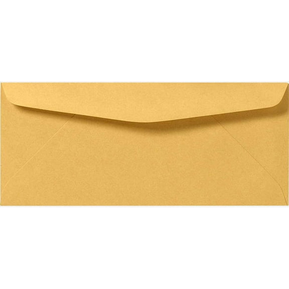 Limited Papers (TM) Brown Kraft Envelopes, Gummed Seal, For Regular And business Mailing, Variety of Sizes And Colors. (Brown, No. 10)