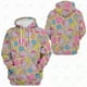 thumbnail image 1 of Suéter con capucha informal de moda para mujer con estampado de Hello Kitty y gatito lindo para otoño/invierno, 1 of 1