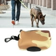 thumbnail image 5 of Soporte para Bolsa para popó de perro, tela Oxford, Clip de Metal portátil, antidesgaste, duradero, dispensador de bolsas para excrementos de perro para la familia, camuflaje al aire libre, 5 of 5