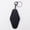 Black, variant on MakerFlo Laserette® Leatherette Retro Motel Keychain, Double-Sided Laser Engraving & UV Printing Ready, Metallic Gold, Case of 12