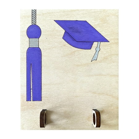 

amousa Graduation Card Holder Graduation Wallet Wooden Graduation Cap Wallet