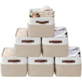 thumbnail image 1 of DECOMOMO 6-Packs Foldable Sturdy Storage Bin W/Handles| Great For Organizing Shelf Nursery Home Closet & Office, 1 of 7