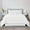 White, variant on Lux Decor 5-Piece Queen Size Comforter Set - Ultra-Soft All-Season Bedding Set Includes Down Alternative Comforter, Pillow Shams, Decorative Cushion & Bed Skirt (White)