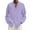 Purple, variant on KDFJPTH Shirts For Men Summer Cotton Linen Solid Loose Turn Down Collar Long Sleeve Male Top Khaki XXXXL