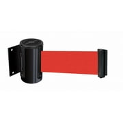 Tensabarrier Belt Barrier, Black,Belt Color Red 896-STD-33-STD-NO-R5X-C