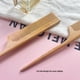 thumbnail image 3 of Peine de madera de bambú natural, peine de masaje de dientes anchos, antiestático para hoteles, barba, en stock, comercio exterior, 3 of 4