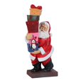 thumbnail image 3 of Figuras navideñas de Papá Noel de resina, estatua de Papá Noel, figura artesanal de Papá Noel para Estilo A, 3 of 9