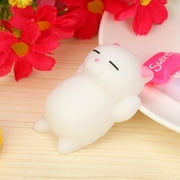 Cute Mochi Cat Squeeze Healing Fun Kids Kawaii Toy Stress Reliever Decor