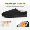 thumbnail image 3 of Ecetana Men's Slippers Slip On Memory Foam House Slippers Comfy Warm Winter Home Shoes, 3 of 7