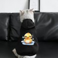 Bybiment Dog Hoodie Soft Cat Clothes, Cute Cartoon Kawaii Baby Duck Pet