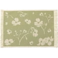 thumbnail image 2 of Fennco Styles Floral Printed with Fringe Placemats 14" W x 19" L, Set of 4 - Green Flower Table Mats for Dining Room, Banquets, Family Gatherings, and Holidays, 2 of 7