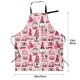 thumbnail image 5 of Picia Garden Gnomes Waterproof Apron for Unisex Adult - Adjustable Bib Apron with Pockets, Ideal for Cooking, Gardening, Painting, and Household Chores, 5 of 9