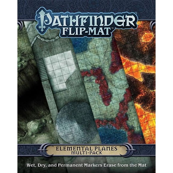 Paizo Publishing Flip-Mat - Elemental Planes Multi-Pack New