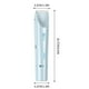 thumbnail image 3 of Cortapelos de doble cabezal para mujer | Recortadora eléctrica recargable por USB, resistente al agua, IPX7 | Cuchillas de acero inoxidable | Afeitadora para zonas sensibles, 3 of 5