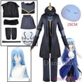 thumbnail image 2 of Disfraz de Rimuru Tempest, disfraz de anime Esa vez que me reencarné como slime, conjunto de peluca, trinchera y máscara para Halloween, 2 of 5