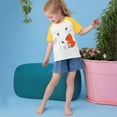 thumbnail image 4 of RXIRUCGD 2025 Vêtements d'Été pour Enfants Tout-Petits Garçons Filles Mode Mignon Col Rond Imprimé Manches Courtes Haut, 4 of 6