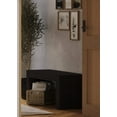thumbnail image 4 of Maven Lane Zeno Contemporary Wooden Bench in Weathered Brown Finish, 4 of 9