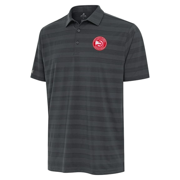 Men's Antigua Pewter Atlanta Hawks Tunnel Polo