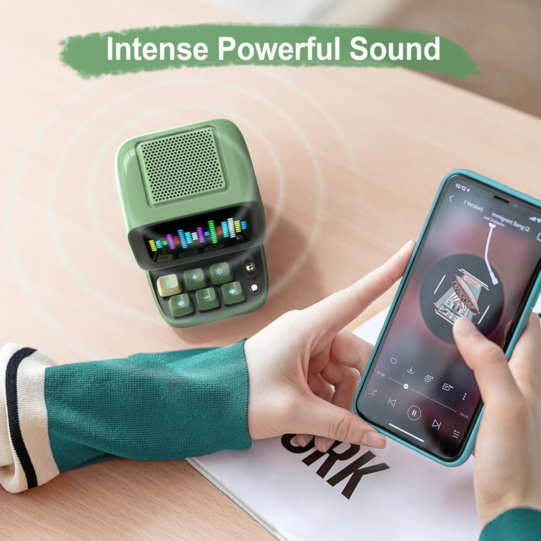 Divoom Ditoo-Mic Pixel Art Portable Bluetooth Speaker for PC