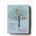 thumbnail image 1 of MuralMax Personalized Inspirational Canvas Tree Art Verse - Family is What Happens When Two People Fall in Love - Wall Decor Gifts For Milestones Occasions - Color - Sky Blue - Size - 12x16, 1 of 6