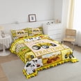 thumbnail image 3 of Erosebridal Cartoon Farm Truck Comforter Sets Full Size, Tractors Equipped Car Comforters & Duvets, Bedroom Decoration, Reversible 3-Piece, Super Cozy, 3 of 7