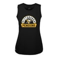 thumbnail image 2 of Women's Levelwear  Black Pittsburgh Penguins Macy Banner Arch Tank Top, 2 of 3