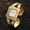 Gold with White Dial, variant on Golden Square Cuff Bangle Watch for Women Elegant Open Bracelet Quartz Wristwatch