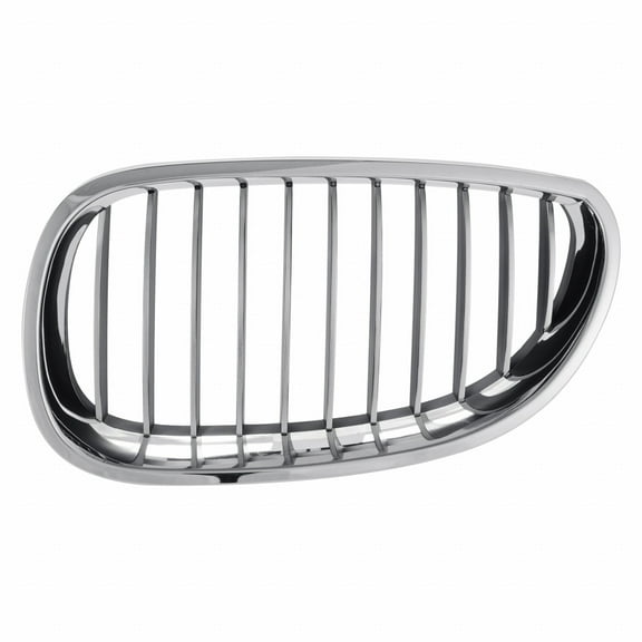 For BMW 545i 2004 2005 Grille Assembly Driver Side | Chrome | BM1200140 | 51137065701