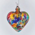 thumbnail image 2 of Glass Eye Studio Ornement Cœur Fiesta, 2 of 3