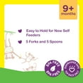Parent's Choice Baby Feeding Fork & Spoon Set, Multicolor, 9+ Months ...