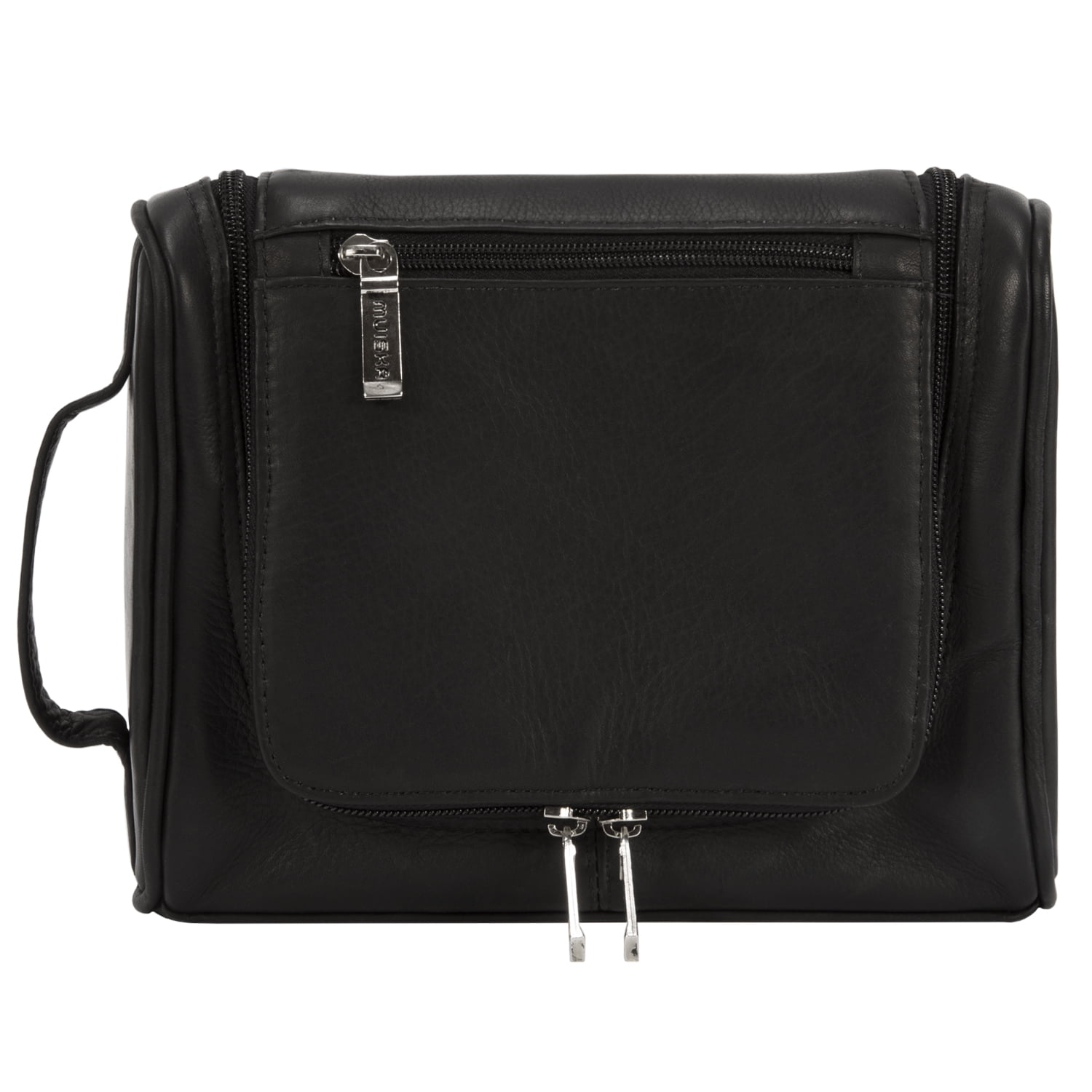 Muiska Muiska Leather Mateo Hanging Travel Toiletry Dopp Kit