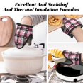 thumbnail image 7 of Pofeuu Heart Plaid Print Thickened Mini Silicone Oven Mitts Heat Resistant, Rubber Oven Mitt Gloves, Finger Pinch Grips, Pot Holder, Silicone Potholder, 7 of 7