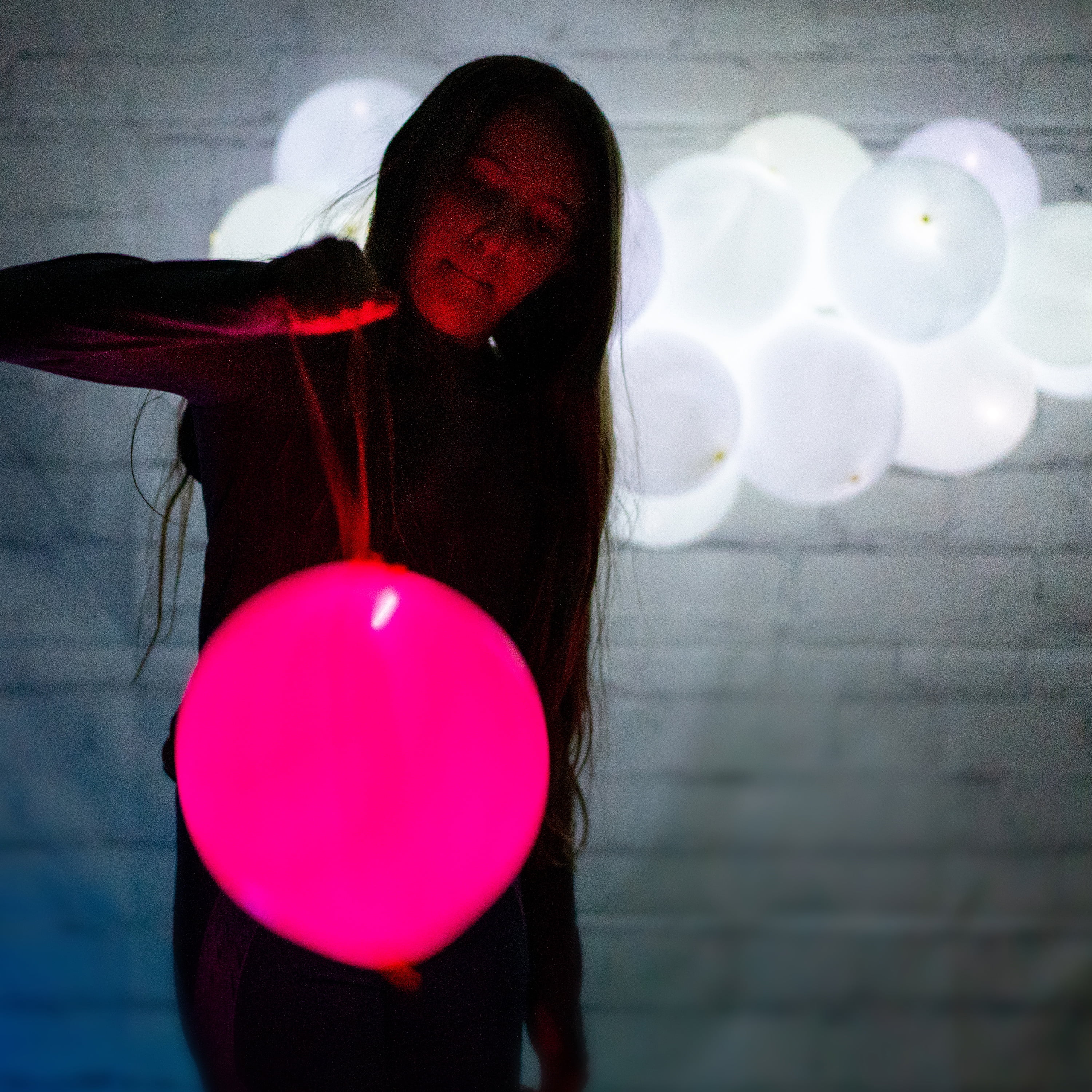 illooms Party Punch Ball Balloons 10 Count - LED Glow Party Toy for Birthdays and Celebrations