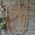 thumbnail image 4 of Yesbay Fishing Net Seaside Wall Beach Party Sea Shells Wall Ceiling Bar Home Decor,Decorative Fish Net, 4 of 6