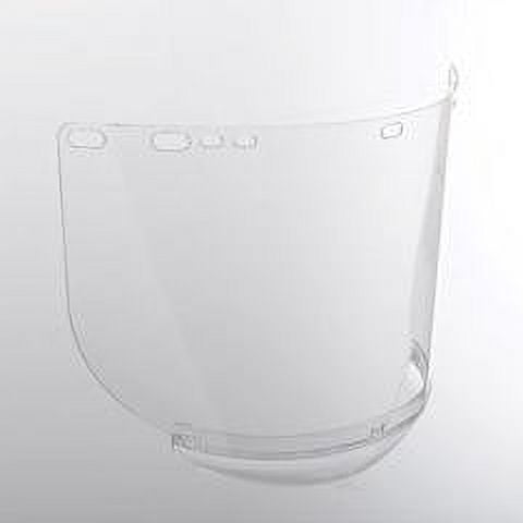 Jackson Safety F20 High Impact Face Shield (29062), Polycarbonate, 8” x 15.5” x 0.04”, Clear, Face Protection, Unbound, 12 Shields / Case