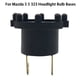 thumbnail image 1 of NEW 1PCS For Mazda 3 5 323 Headlight Bulb Bases Genuine For Mazda 2 De 3 323 Bk Bj Headlamp Socket H7 Globe Bulb Holderonesize He Qiyong unisex, 1 of 1
