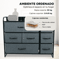 thumbnail image 4 of Cómoda Cajonera Organizador Moderno 7 Cajoneras ELLY, 4 of 6