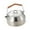 Silver, variant on yotijay Camping Kettle 1L Cookware for Boiling Water over Fire Picnic Outdoor Sports