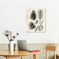 thumbnail image 3 of Acheng Pine Print,Pine Tree Canvas Framed  Wall Art,Cabin Decor,Pine Cone Antique Decor For Living Room,Bedroom,Office Christmas Holiday Farmhouse Retro  12x16 in, 3 of 5