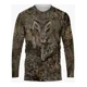 thumbnail image 1 of Camiseta De Manga Larga Con Estampado 3d De Caza Camuflaje, 1 of 5