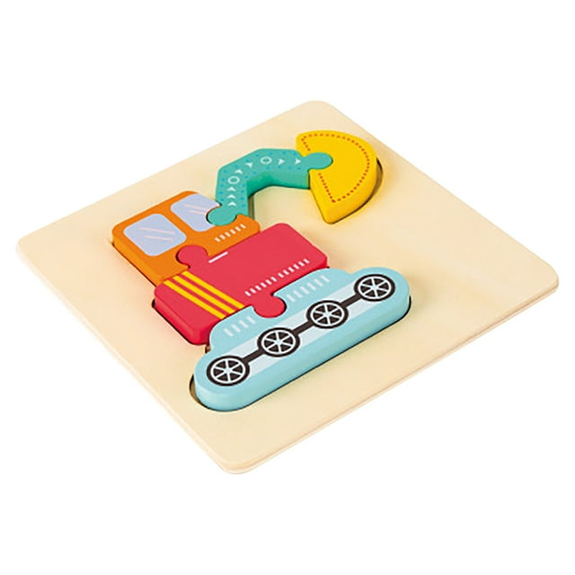 MVRLSH Casse-Tête pour Bébé à Moins de 10$, Bloc de Construction 3D, Casse-Tête d'Éducation Précoce