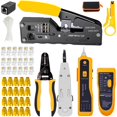 thumbnail image 1 of Kit de herramientas de crimpado LEATBUY-TECH para RJ45/RJ11/RJ12/CAT5/CAT6, 1 of 7