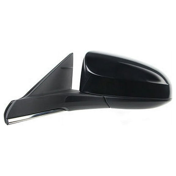 Left Driver Side Power Mirror - Paint to Match - with Flat Glass and Heated Glass - (without Blind Spot Monitor) - Compatible with 2016 - 2017 Toyota Camry Hyrbid