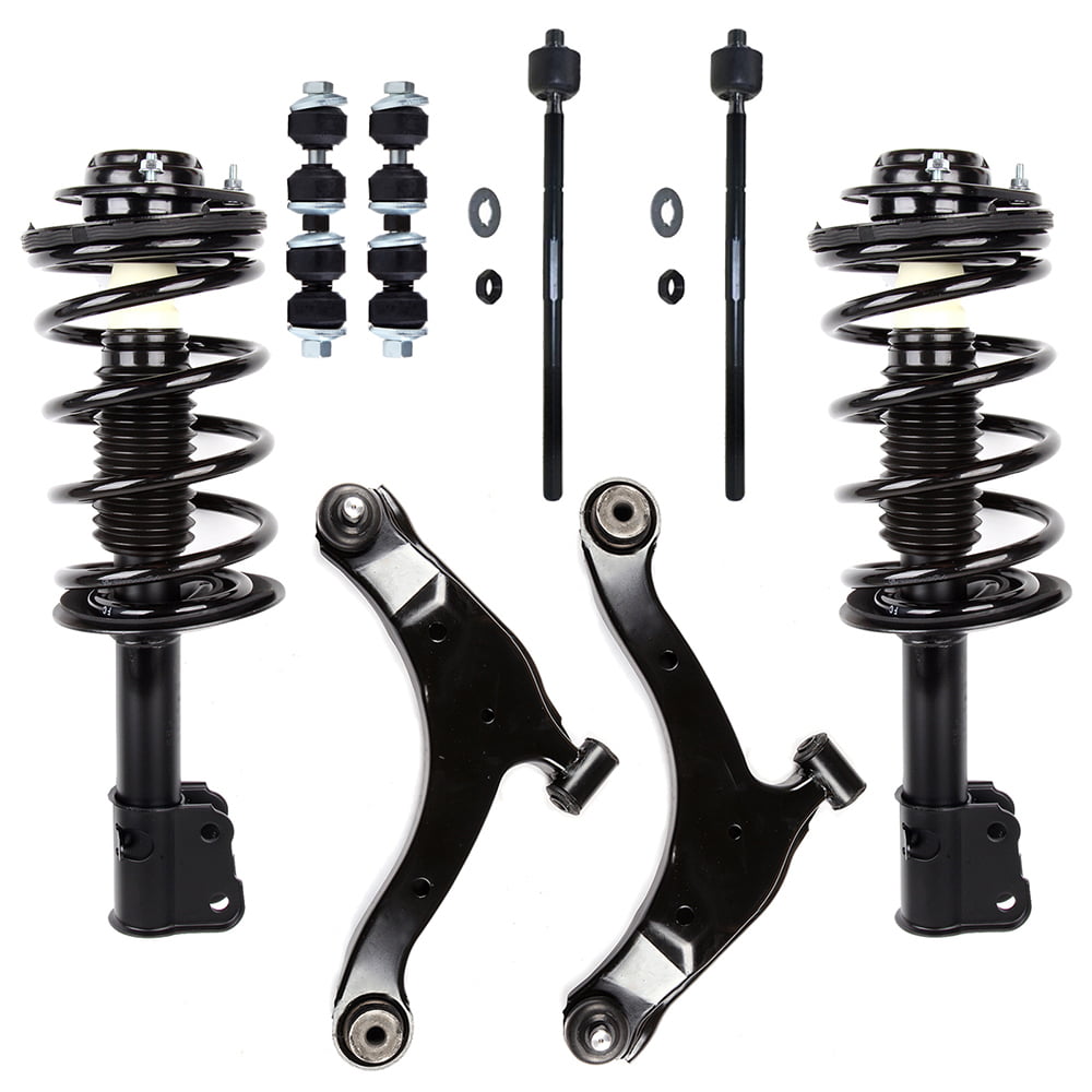 Front and Rear Pair SCITOO Complete Strut Coil Spring Assembly Replacement Struts Shocks Fit for 2000 2001 2002 2003 2004 2005 Dodge Neon,2000 2001 2002 Chrysler Neon 