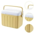 thumbnail image 6 of QccHieUs Cooler Box Hot/Cold Retention Cooler Carrier Versatile Personal Beverage Storage White Yellow, 6 of 9