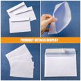 thumbnail image 4 of Shisuyan 100pcs Self-Sealing White Envelopes For Business Documents Secure Mailers For Office Use And Privacy Protection Letter Sized Papers And Small Business Packaging Supplies, 4 of 9