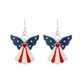 thumbnail image 5 of Pendientes de fiesta del carnaval del día de la independencia American Star Strip banner color diamante pintado estrella de aceite mariposa flecos pendientes joyas de pareja regalo, 5 of 5