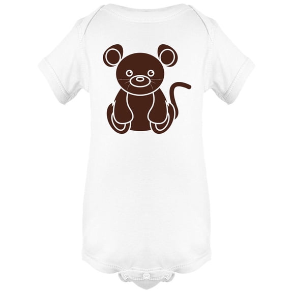 Small Mouse Silhouette Bodysuit Infant -Image by Shutterstock,  6 Months